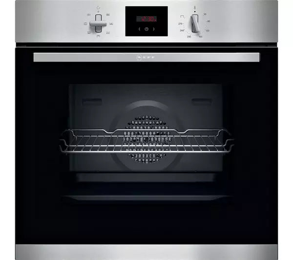 NEFF N30 B1GCC0AN0B Built In Electric Single Oven - Stainless Steel - A Rated