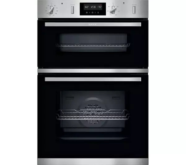 NEFF N50 U2GCH7AN0B Electric Double Pyrolytic Oven - Stainless Steel