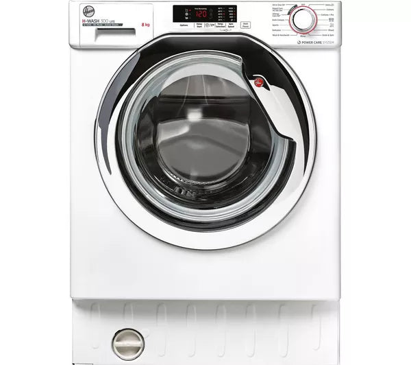 Grade A HOOVER H-Wash 300 HBWS 48D2ACE Integrated 8 kg 1400 Spin Washing Machine BB9124