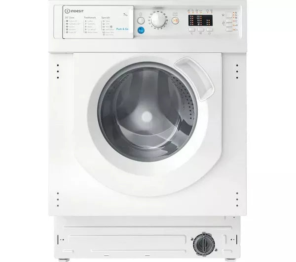 Grade A INDESIT BI WMIL 71252 UK N Integrated 7 kg 1200 Spin Washing Machine BB5401