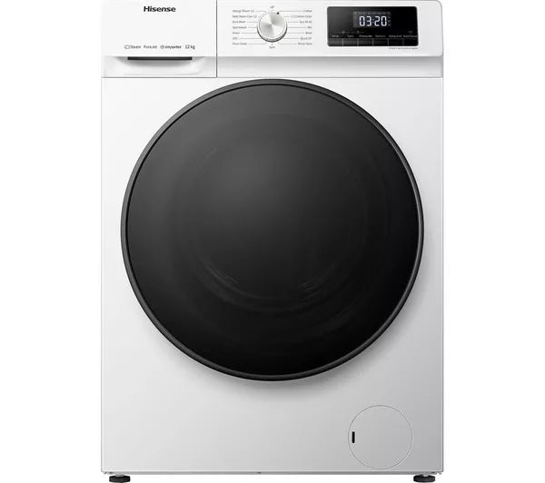 HISENSE 3 Series WFQA1214EVJM 12 kg 1400 rpm Washing Machine - White