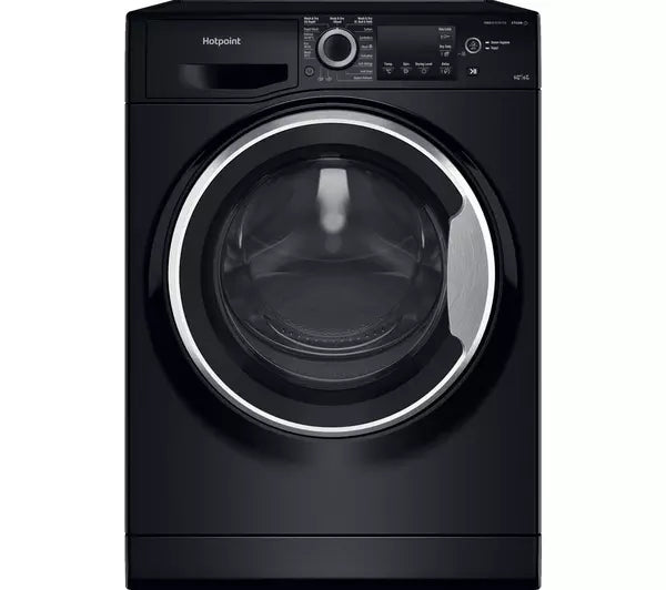 Hotpoint ActiveCare NDD8636BDAUK 8+6KG Black Freestanding Washer Dryer