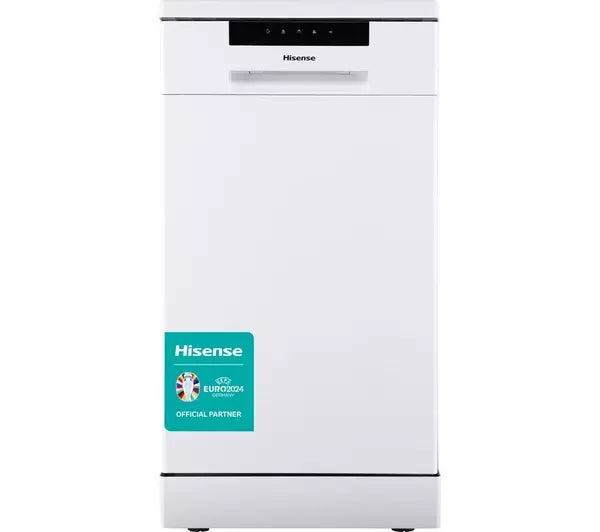 HISENSE HS523E15WUK Slimline Dishwasher - White