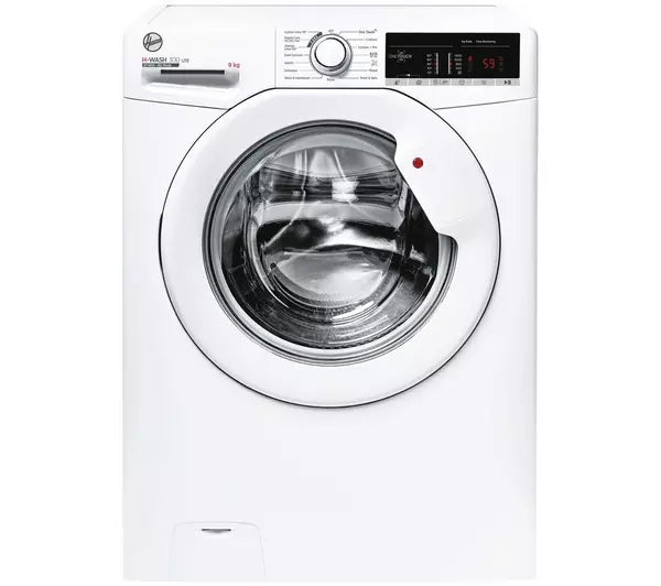 Grade A HOOVER H-WASH 300 LITE H3W 49TA4/1-80 NFC 9 kg 1400 Spin Washing Machine - White BB9022