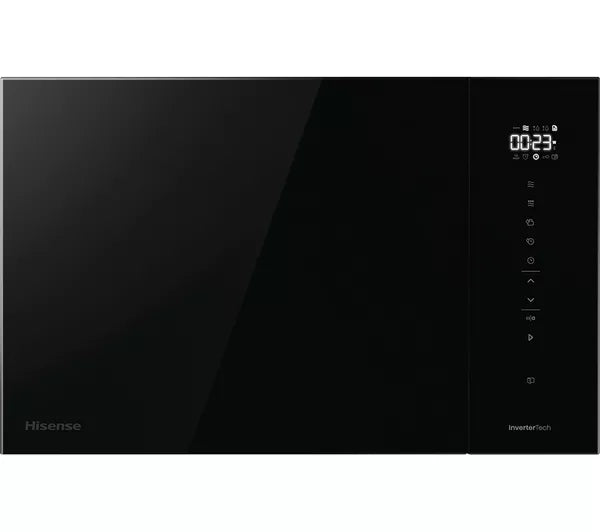 Hisense BIM325GI63DBGUK Built-In 25L Microwave Oven with Grill - Black