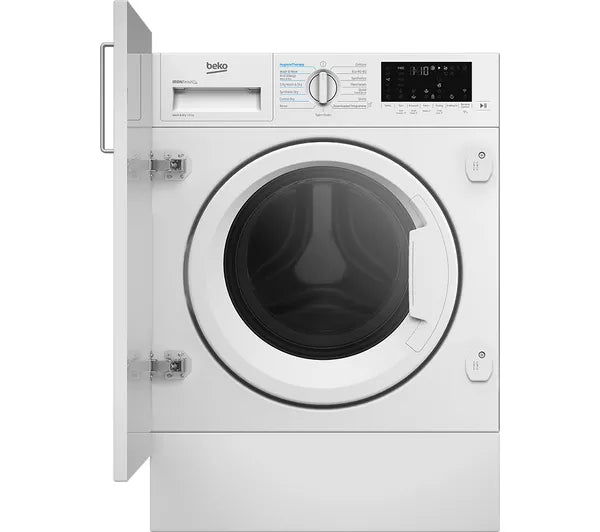 Grade A HOTPOINT BIWMHG81485UK Integrated 8 kg 1400 Spin Washing Machine BB9410