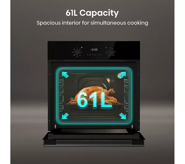 HISENSE BI62220ABGUK Electric Built-in Single Oven - Black