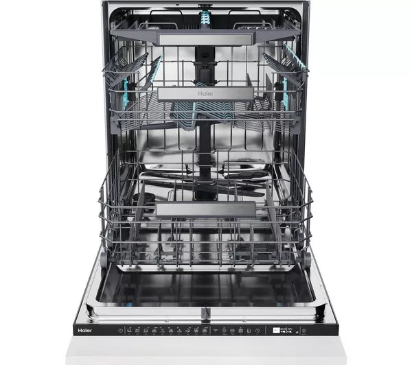 Grade A HAIER XS 4A4M4PB-80 Full-size Fully Integrated WiFi-enabled Dishwasher BB9439
