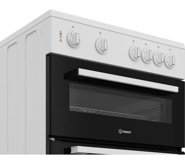 INDESIT IT60V9KMW/UK 60 cm Electric Ceramic Cooker - White