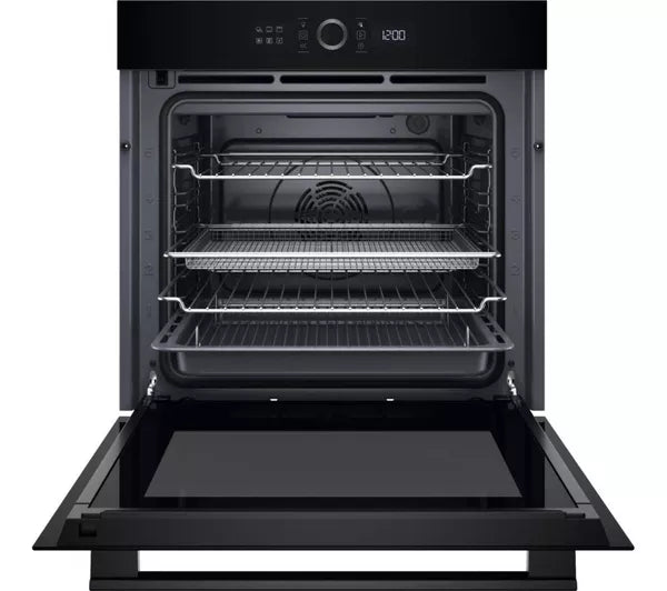 HOTPOINT Class 4 ActiveMultiflow HOI4S8PM0BUK Electric Pyrolytic Steam Oven - Black