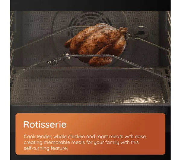 HOTPOINT Class 4 ActiveMultiflow HOI4S8PM0BUK Electric Pyrolytic Steam Oven - Black