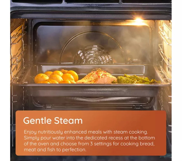 HOTPOINT Class 4 ActiveMultiflow HOI4S8PM0BUK Electric Pyrolytic Steam Oven - Black