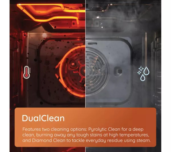 HOTPOINT Class 4 ActiveMultiflow HOI4S8PM0BUK Electric Pyrolytic Steam Oven - Black