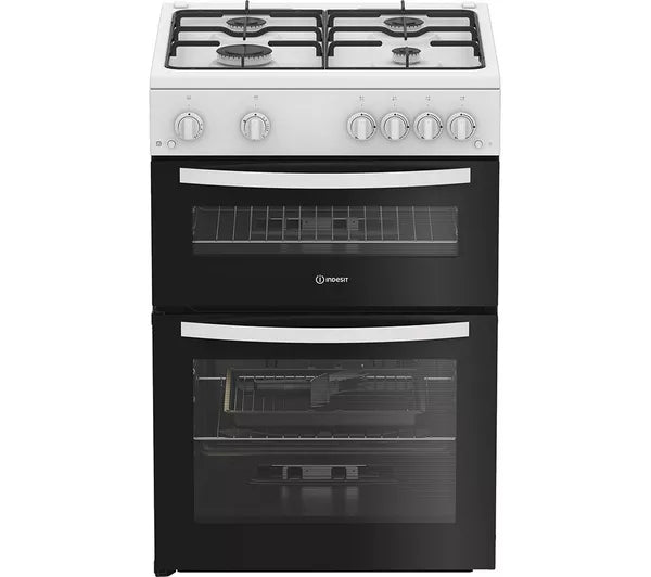 INDESIT IDG6GW 60 cm Gas Cooker - White