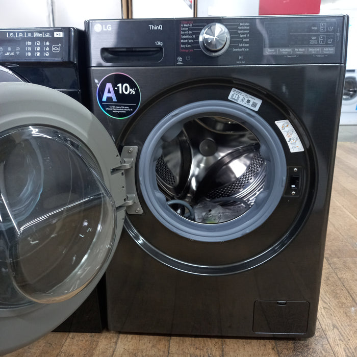 Grade A LG EZDispense F4Y913BCTA1 WiFi-enabled 13 kg 1400 Spin Washing Machine - Black -BB4011