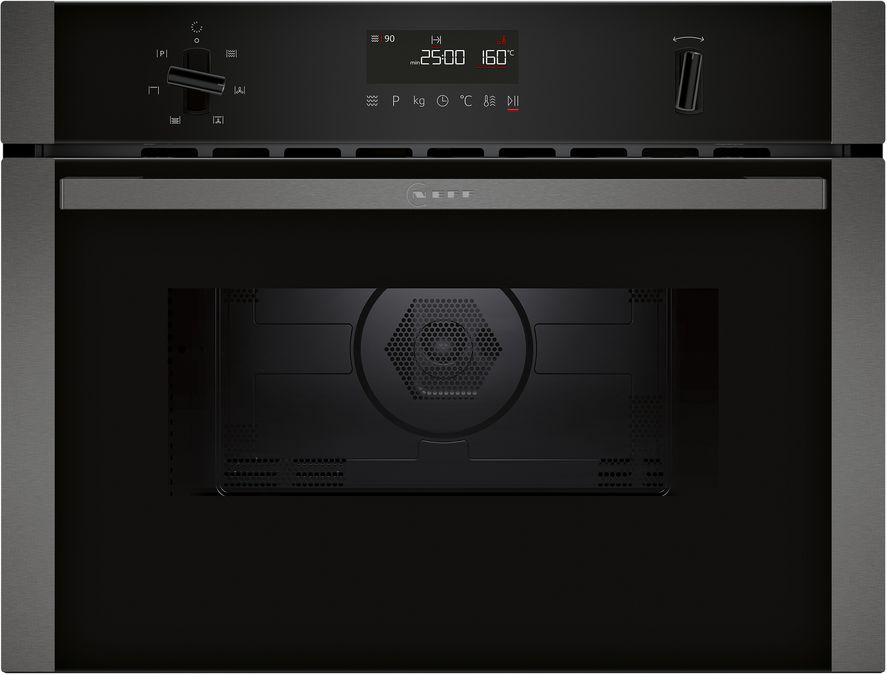 Neff C1AMG84G0B N50 Built-In Combination Microwave Oven with Hot Air, Grey