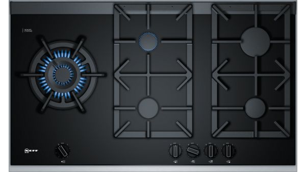 NEFF N90 T29TS79N0 85cm Gas Hob - Black