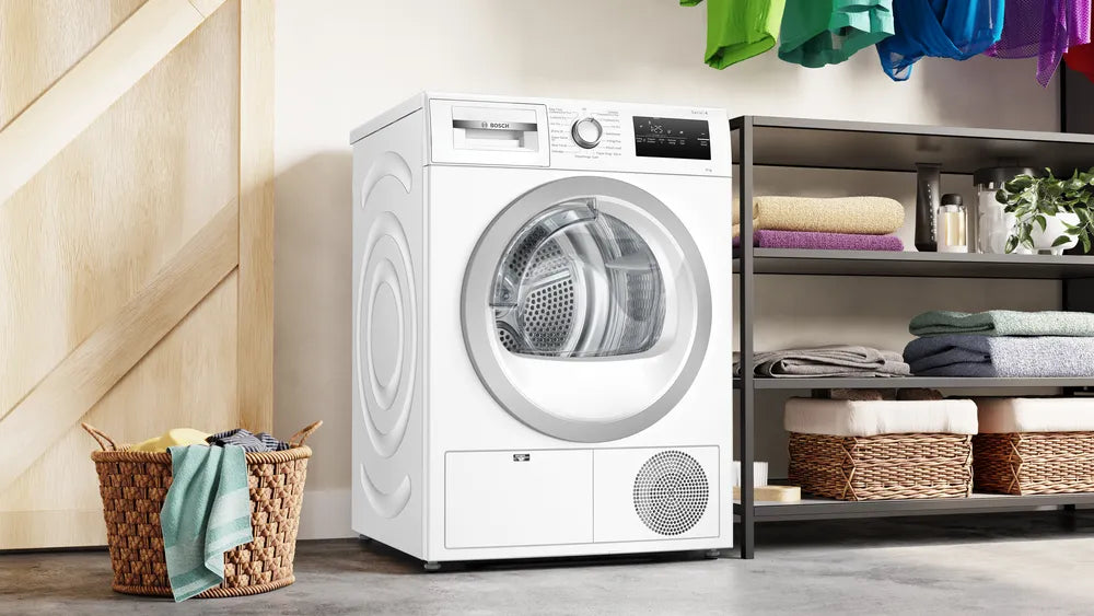 Bosch Series 4 WTN83203GB 8Kg Condenser Tumble Dryer - White - B Rated