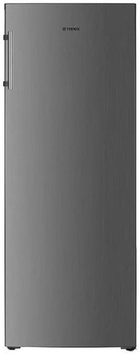 Teknix TFF1435X 143cm High, 161L Upright Frost Free Freezer - Stainless Steel