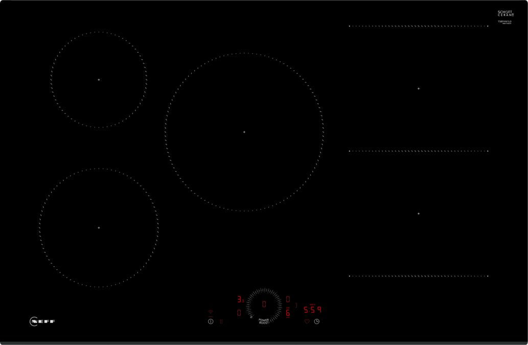 Neff T58FHW1L0 N70 Induction Hob, Black