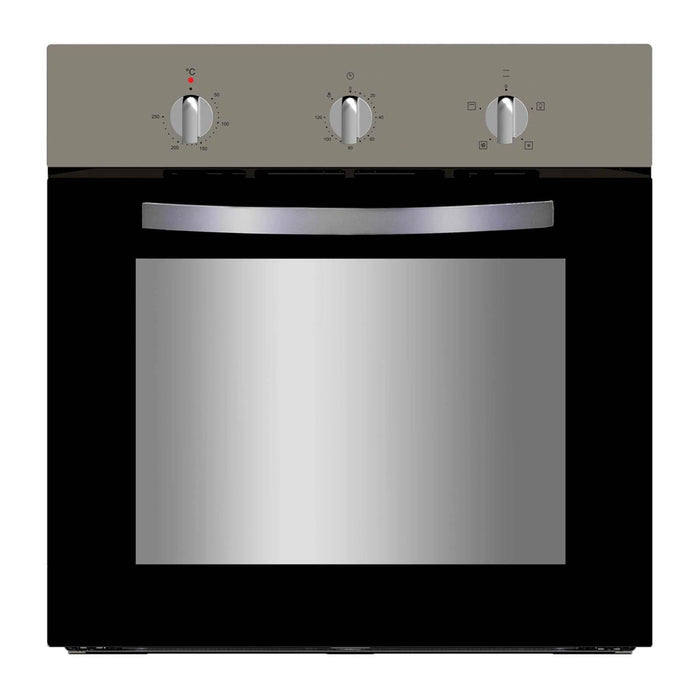 Single Electric Fan Oven In Stainless Steel With Timer - SIA FSO59SS