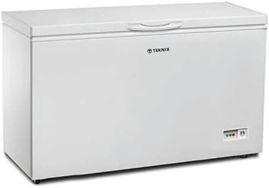 Teknix CF142W 400L Chest Freezer, White