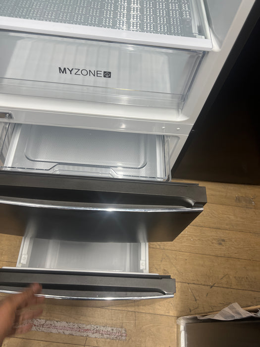 Grade A HAIER Series 3 HTR3619ENPB 60/40 Fridge Freezer - Slate Black-BB9051