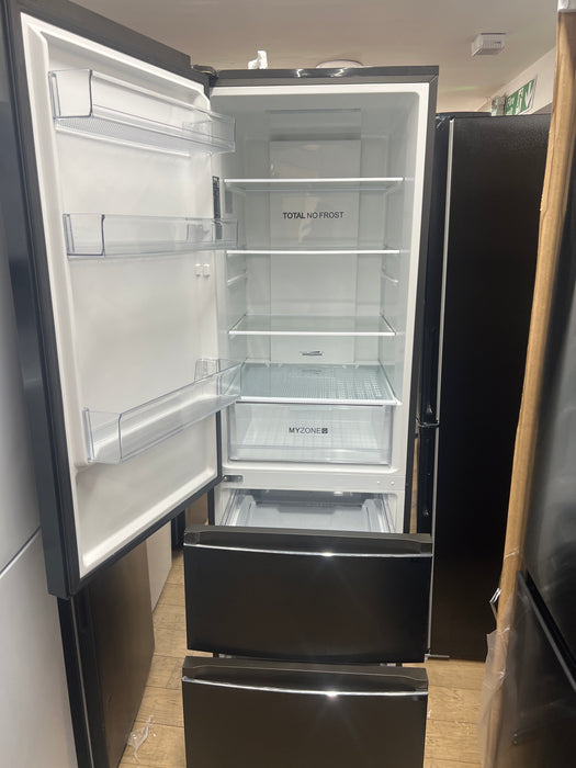 Grade A HAIER Series 3 HTR3619ENPB 60/40 Fridge Freezer - Slate Black-BB9051