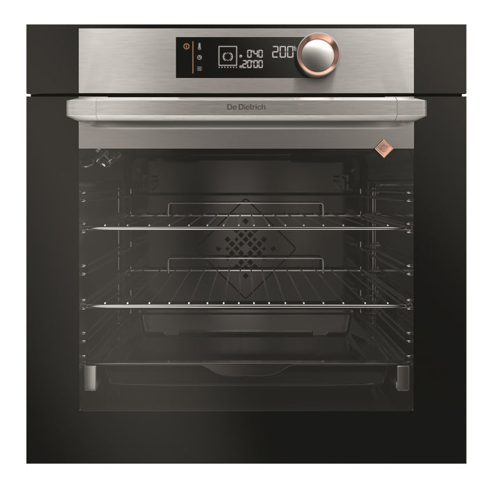 De Dietrich DOP7340X Electric Multifunction Single Oven with Pyrolytic Cleaning - Platinum
