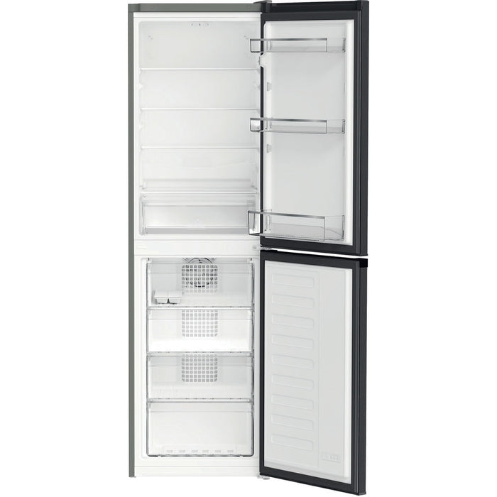 Hotpoint HPKH 1261 XBR4UK No Frost Fridge Freezer, 50/50, Grey, E Rated