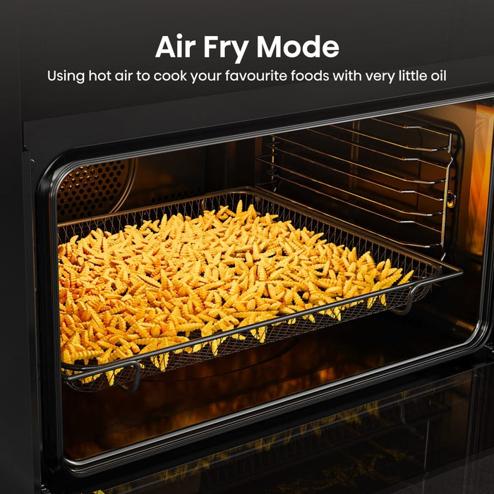 Hisense BUD714221CX Built-Under Electric Double Oven, Stainless Steel, A Rated