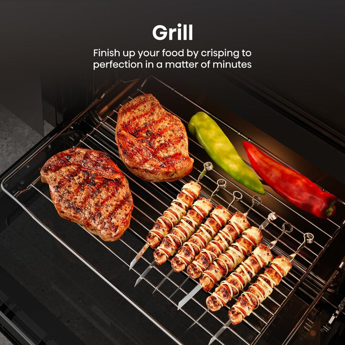 Hisense BUD714221CX Built-Under Electric Double Oven, Stainless Steel, A Rated