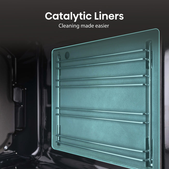 Hisense BUD714221CDBG Built-Under Electric Double Oven, Black, A Rated