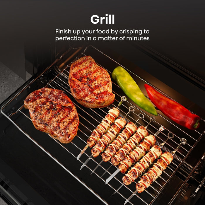 Hisense BUD714221CDBG Built-Under Electric Double Oven, Black, A Rated