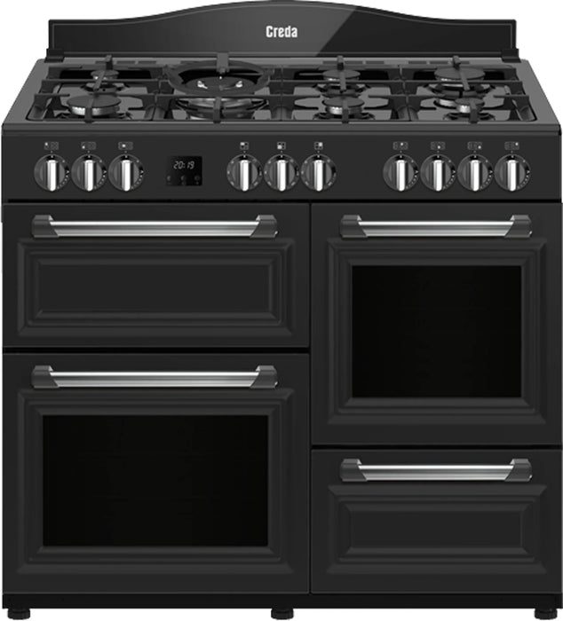 CREDA C100RCDFTA 100cm Dual Fuel Range Cooker in Anthracite