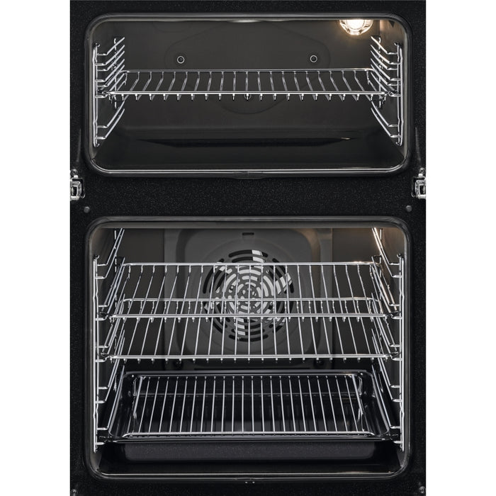 AEG DCB535060B 6000 SurroundCook Built-In Electric Double Oven, Black, A Rated