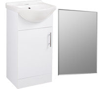 IKSTAR 450mm Floor Standing Basin Unit & Mirror Pack