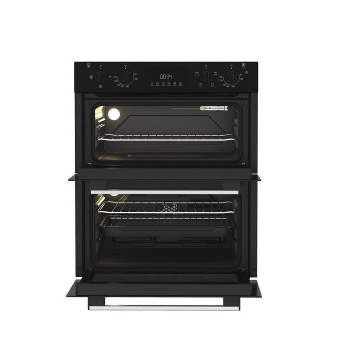Indesit DUI10DB Electric Built Under Double Oven - Black