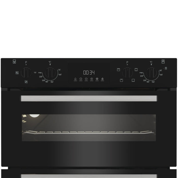 Indesit DUI10DB Electric Built Under Double Oven - Black