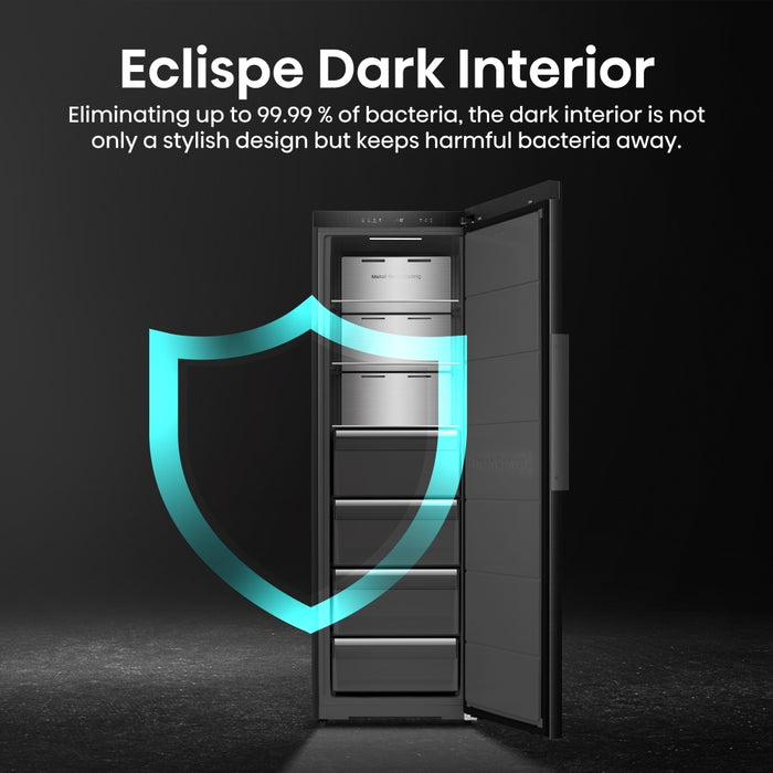 Hisense FT5K310GSFC Total No Frost Tall Freezer, Black, C Rated