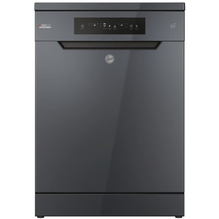 Hoover HF4C7L0A full size freestanding Dishwasher -Graphite