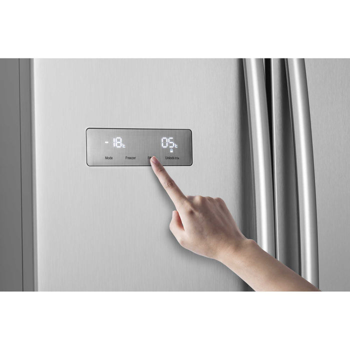 Hisense RS741N4WCE 578L American Style Fridge Freezer -Silver