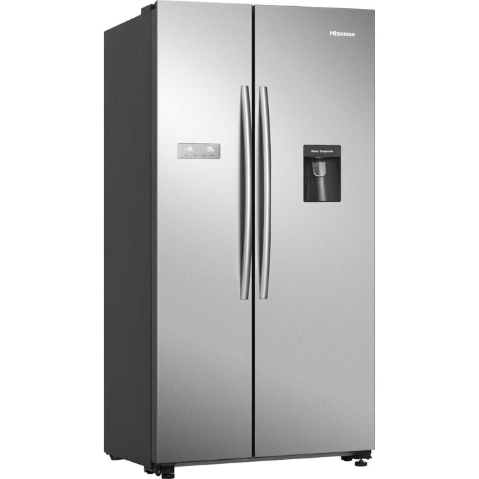 Hisense RS741N4WCE 578L American Style Fridge Freezer -Silver