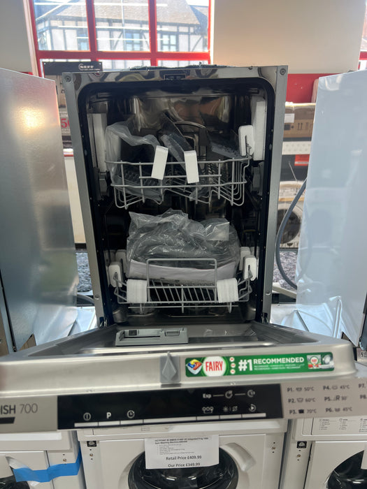 Grade A HOOVER HDIH 2T1047-80 Slimline Fully Integrated Dishwasher -BB5393