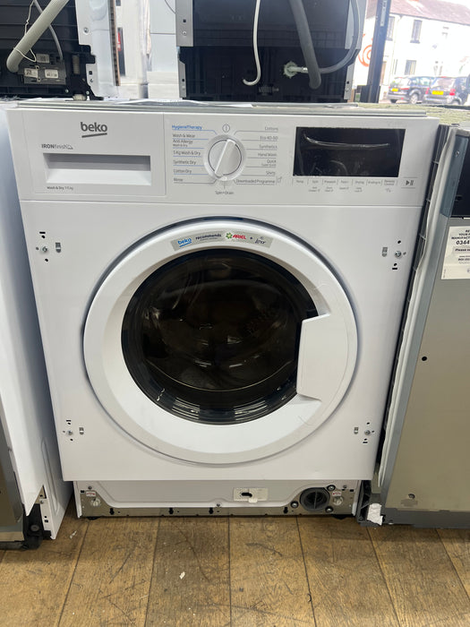 Grade A BEKO RecycledTub WDIK754411 Integrated Bluetooth 7 kg Washer Dryer BB5412