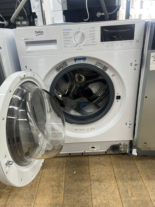 Grade A BEKO RecycledTub WDIK754411 Integrated Bluetooth 7 kg Washer Dryer BB5412