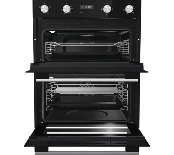 HISENSE BID75211BGUK Electric Built-under Double Oven - Black
