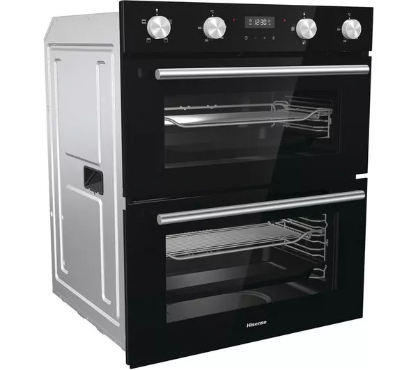 HISENSE BID75211BGUK Electric Built-under Double Oven - Black