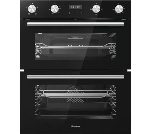 HISENSE BID75211BGUK Electric Built-under Double Oven - Black