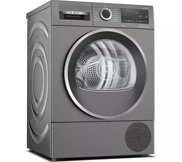 BOSCH Series 6 WQG245R9GB 9 kg Heat Pump Tumble Dryer - Graphite